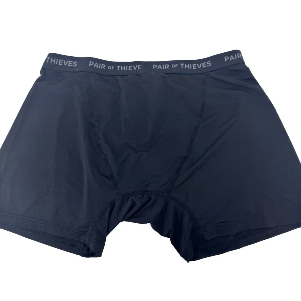 Pair of Thieves‎ Mens Black Boxer Briefs Underwear Size Medium